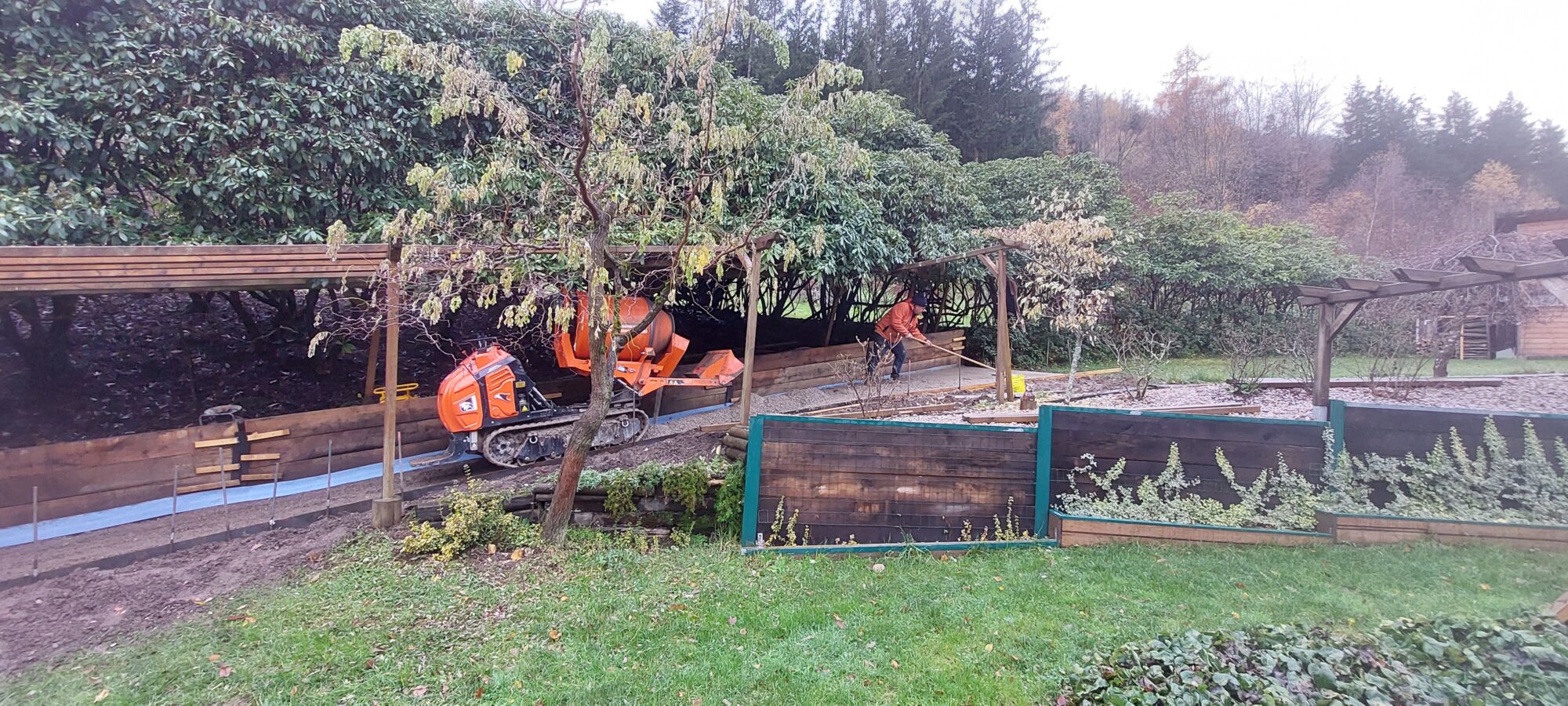 Le béton désactivé une bonne alternative a l&#8217;enrobé. Montbéliard 3