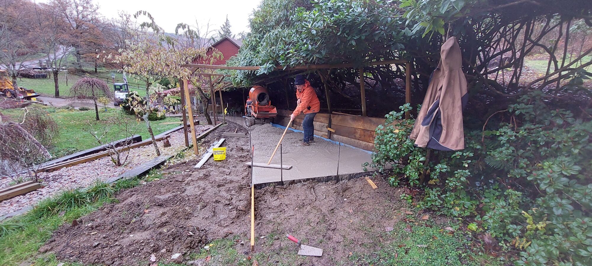 Le béton désactivé une bonne alternative a l&#8217;enrobé. Kingersheim 4