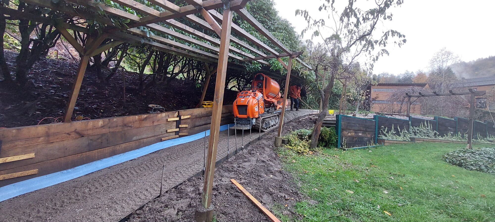 Le béton désactivé une bonne alternative a l&#8217;enrobé. Riedisheim 5