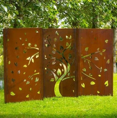 L&#8217;ART du CORTEN DANS NOS JARDIN ! Audincourt 1